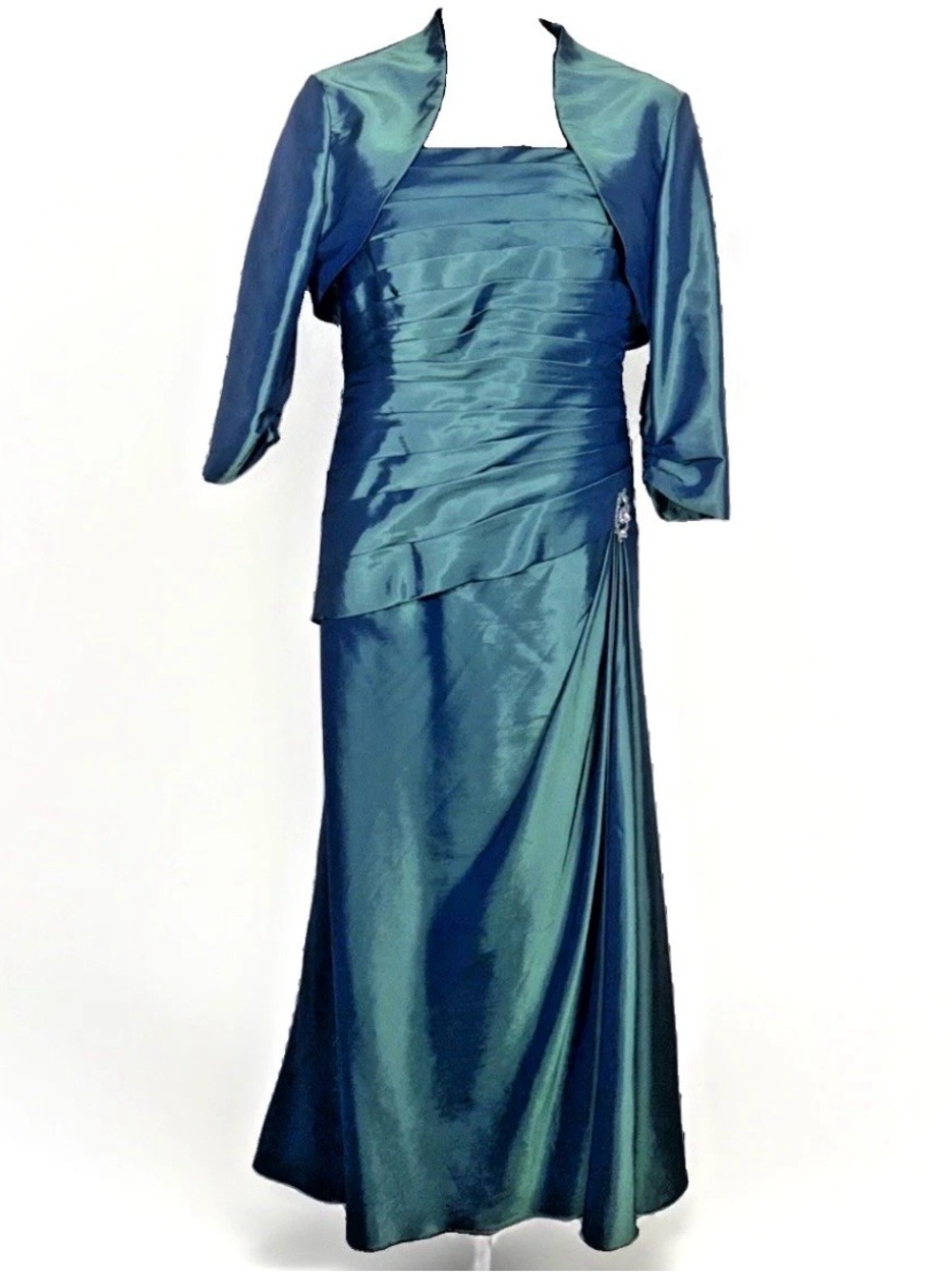 Jade Jasmine 18 Dress Formal Gown teal
Wedding Gala mother cropped Bolero jacket